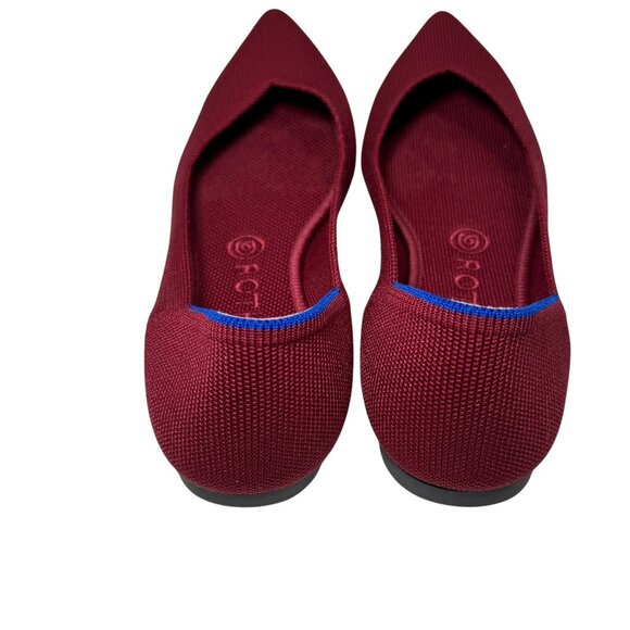 Rothy’s The Point Burgundy Red Flats size 9 Lk Nw! - Picture 8 of 9